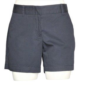 J. Crew Chino Broken-In Cotton Jeans Shorts Size 4 Navy